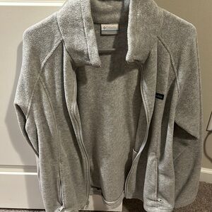 Columbia Gray Fleece Jacket